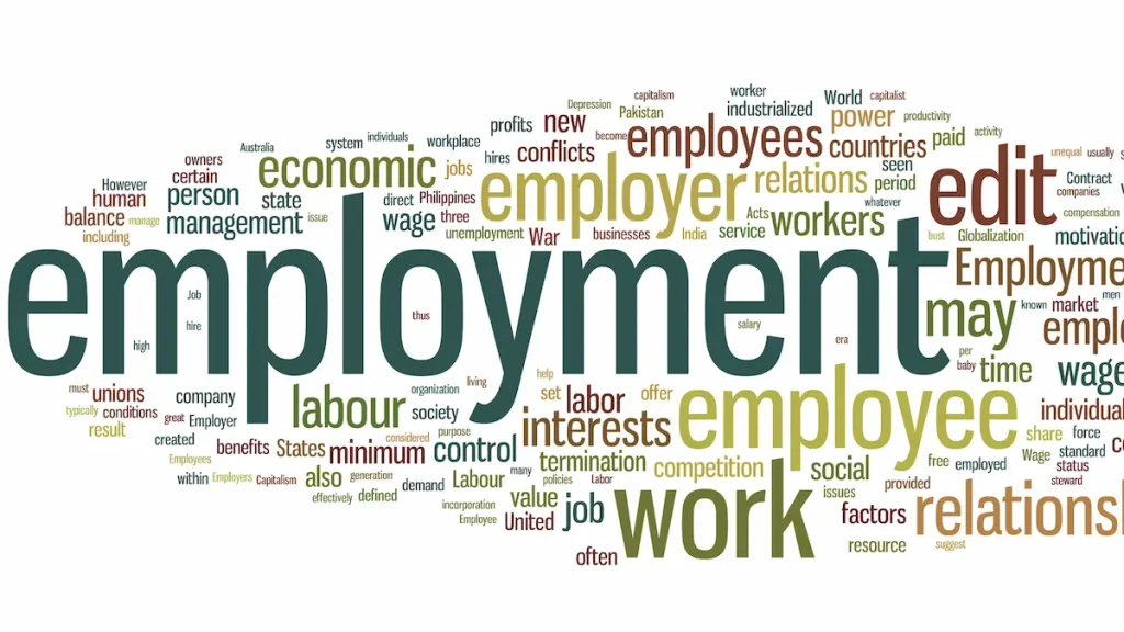 نوشتهء employment